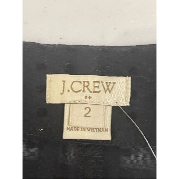 J.Crew women’s sleeveless blouse black size 2 NWT - Picture 6 of 7
